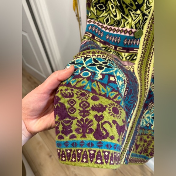 LIKE NEW- KOOI KNITWEAR - 100% cotton Zip Up Sweater - Picture 3 of 12